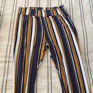 Stripped, booty pants.